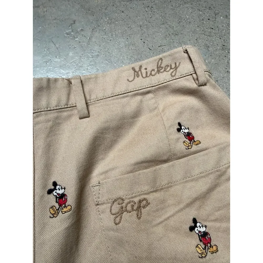 Gap × Disney Embroidered Baggy Khakis (34) (Pre-Owned)